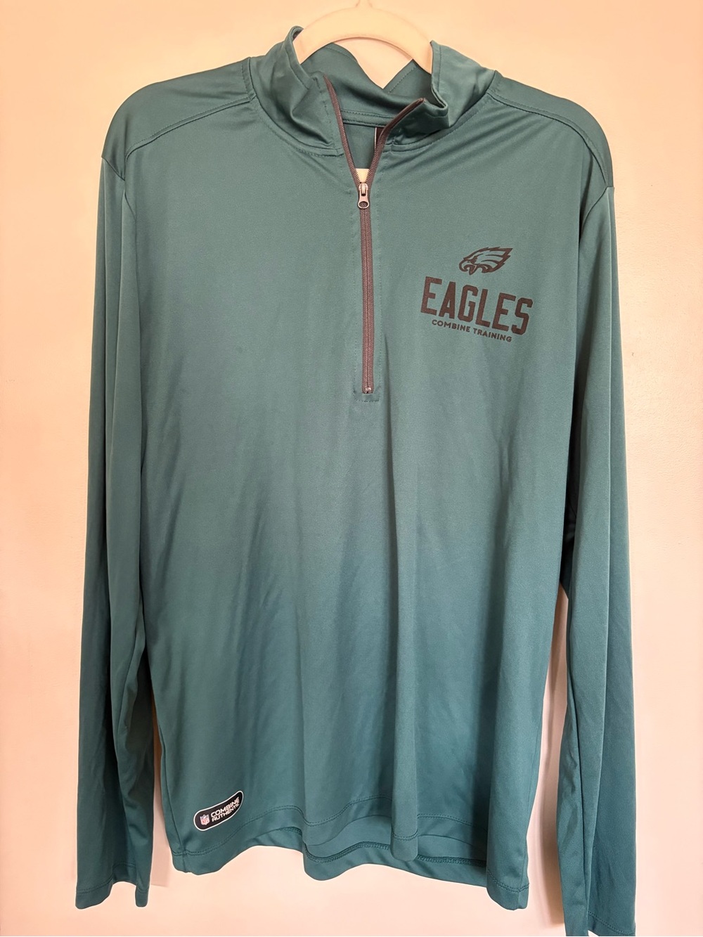 Philadelphia Eagles Quarter Zip Combine Training NFL Team Apparel